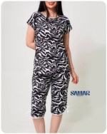 ست تی شرت شلوارک کد 00202047 - Image 4