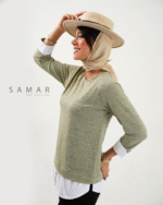 بلوز پوپلین زوئی کد 00201144 - Image 3