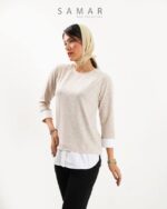 بلوز پوپلین زوئی کد 00201144 - Image 4