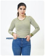 کراپ آستین بلند رینگر کد 00201154 - Image 3