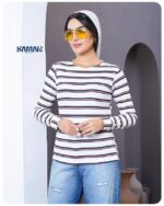 بلوز یقه گرد کبریتی رینگر کد 00201150 - Image 2